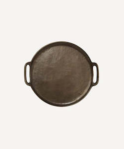 Floor covering: Gabriel Round Tray With Handle