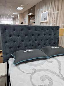 Woodstock Headboard King Dark Grey