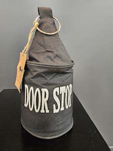 Doorstop With Ring Black & White