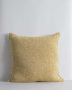 Keaton Feather Filled Cushion Wheat