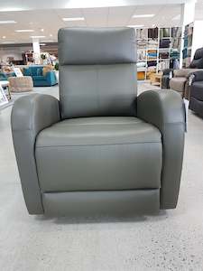 Lexi Leather Electric recliner - Graphite