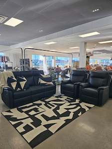 Floor covering: Roberto RR + R +R   Black leather