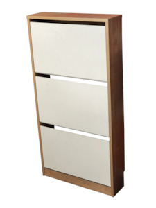 Naples Shoe Cabinet with 3 Shoe Drawers