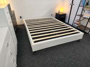 Furniture: Betty bed base Boxed bed Queen size PVC