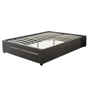 Furniture: Brian Storage Drawer Bed Queen