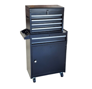 20 inch Roller Tool Box Tool Chest Tool Cabinet - Black.