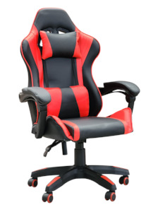 Furniture: Jupiter Sirius Gaming Chair - Black & Red.