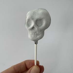 Chocolate: Halloween Skull Chocolate Lollipop