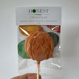 Halloween Pumpkin Chocolate Lollipop