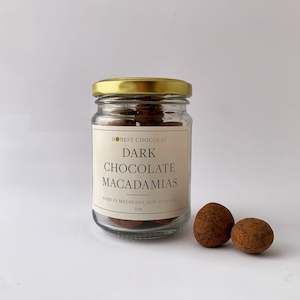 Chocolate: Dark Chocolate Macadamias Jar