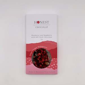 Blueberry and Raspberry Tablet - 64% Dark Chocolate