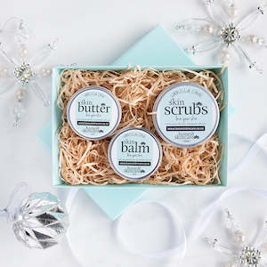 Vanilla Chai Gift Set - Body Butter, Balm and Skin Scrub