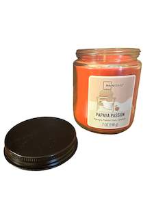 Overseas Buzz Bits And Bobs: Papaya passion candle 7oz