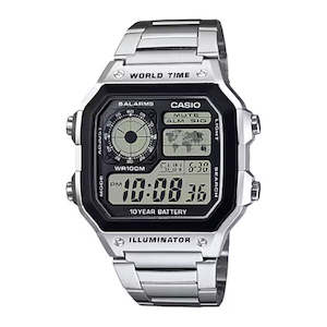 CASIO AUTO ILLUM, 10YR BATT WATCH