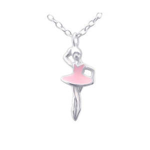 Sterling Silver Ballerina Pendant