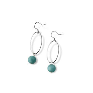 Amazonite & Sterling Silver Earrings