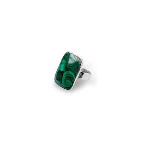 Malachite & Sterling Silver Ring