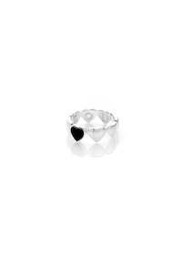 BAND OF HEARTS RING ONYX