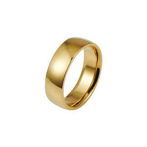 Clock: IP Gold Stainless Steel Ring