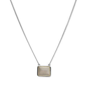 Mother of Pearl & Sterling Silver Necklace