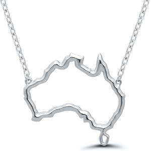 The Australia Map Necklace