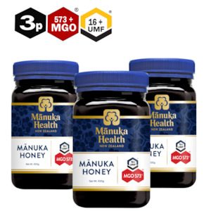 3 X MGO 573+ Manuka Honey | 500g