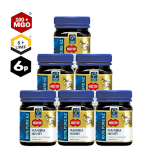 6 X MGO 100+ Manuka Honey 250g