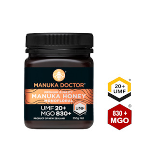 MGO 830+ Monofloral Manuka Honey | 250g