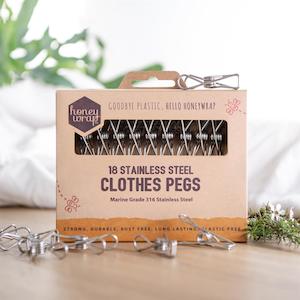 Gift: Honeywrap 18 Pack Stainless Steel Peg