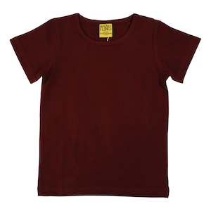 Madder Brown Short Sleeved Top