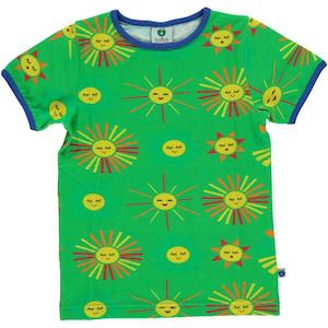 Sun Short Sleeved Top (Green) (3-4 Years)