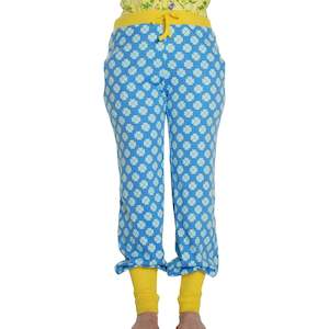 Clover Womens Baggy Pants (Blue)