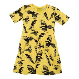 Pica Pica Skater Dress (Aspen Gold) (2 Years)