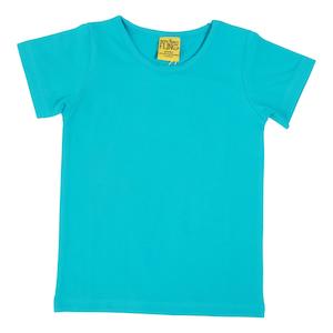 Internet only: Peacock Blue Short Sleeved Top (1-2 Years)