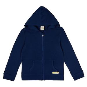 Ultramarine Zip Waffle Hoodie