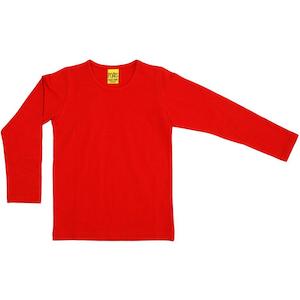 Red Long Sleeved Top