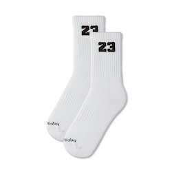 JORDAN 23 SOCKS - MOCHA WHITE