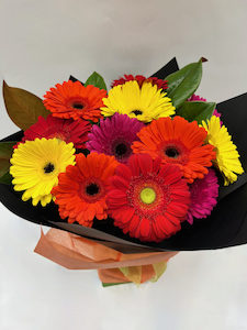 Colourful Gerberas in a Vox