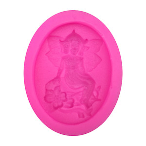 Fairy Cameo Silicone Craft Mould For Cake Decorating, Clay & Resin Craft