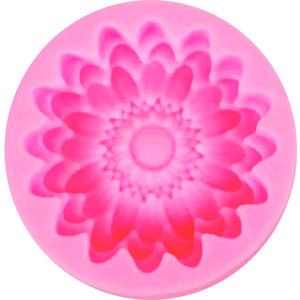 Chrysanthemum Flower Silicone Craft Mould For Fondant, Clay and Resin