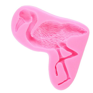 Large Flamingo Silicone Craft Mould For Fondant or Polymer Clay