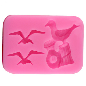 Seagull Bird Silicone Craft Mould For Cake, Sugar, Chocolate, Clay & Resin Craft