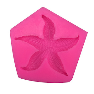 Starfish Silicone Fondant, Clay, Resin, Chocolate Craft Mold