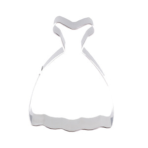 Wedding Dress, Posh Frock, Princess, Cinderella Stainless SteelCookie Cutter