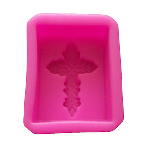 Christian Cross Silicone Craft Mold For Making Soap, Chocolate Blocks etc