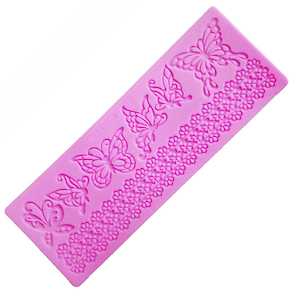 Silicone Butterfly Lace Fondant Trim Fondant Mould