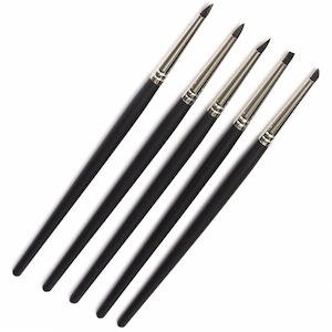 5pc Artist Multipurpose Rubber Tool Set For Modelling Clay, Paint & Sugarcraft