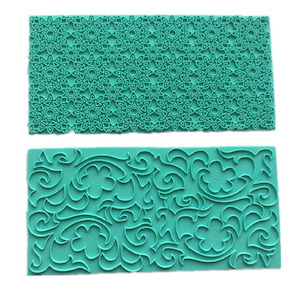 Floral Impression Plastic Texture Pressure Sugar & Polymer Clay Craft Molds