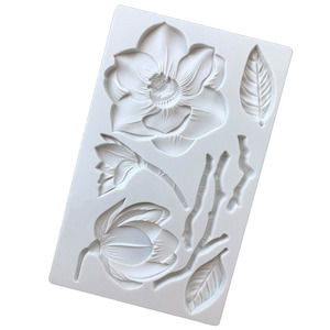 Camelia Silicone Craft Mold For Cake Decorating Clay & Resin Crafts