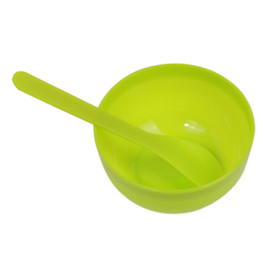 Plastic Mixing Bowl & Spatula Set